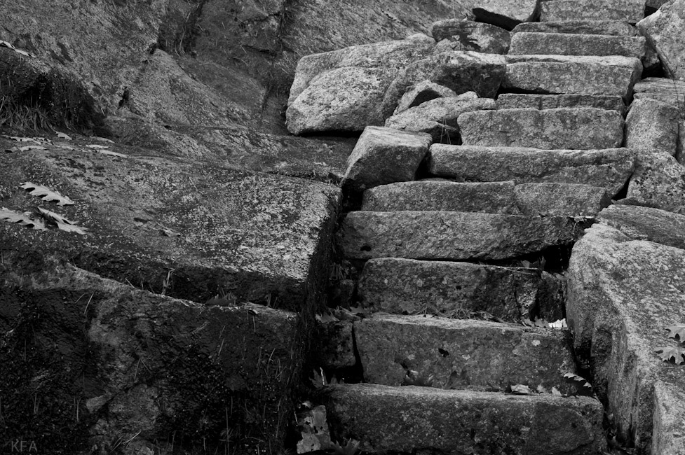 Stairs on Dorr Mountain 2