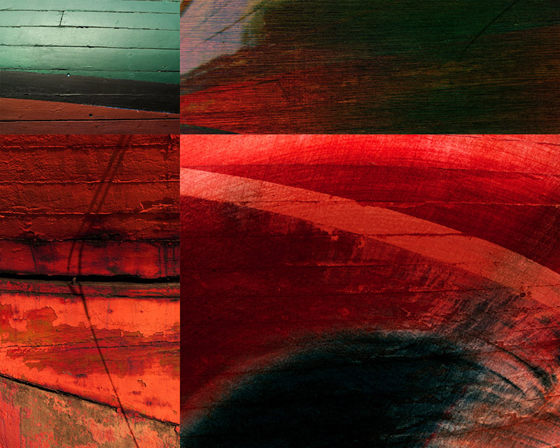 Boats and Bridges, middle center panel