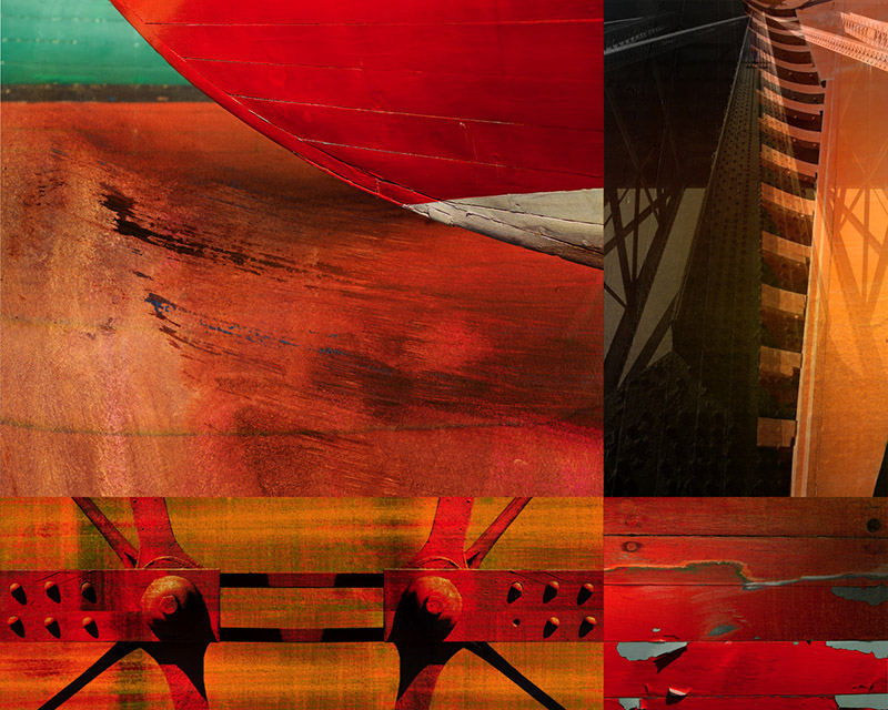 Boats and Bridges, middle right panel