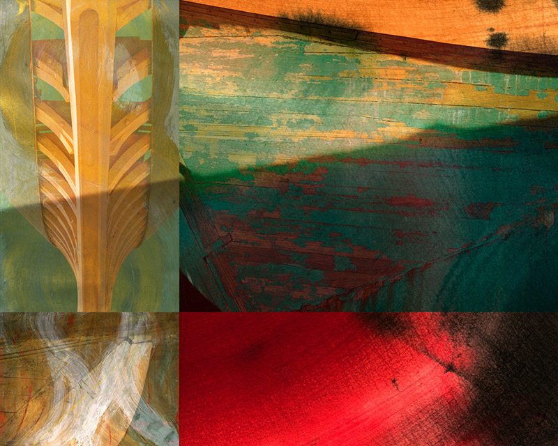 Boats and Bridges, bottom center panel