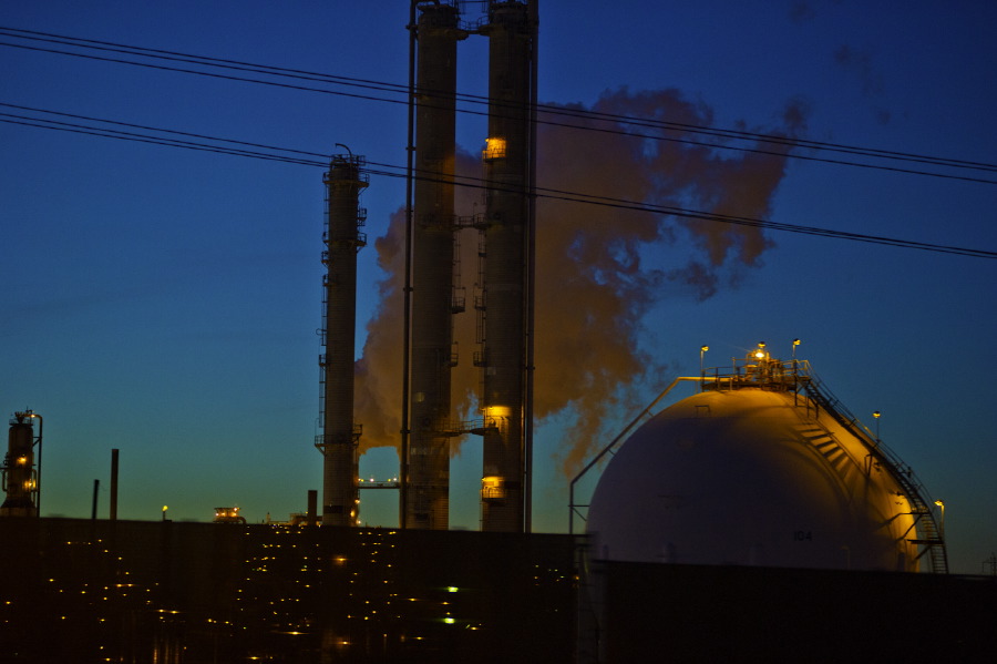 New Jersey Power Plant Close Up