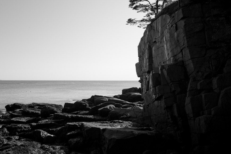 Otter Cliffs from below