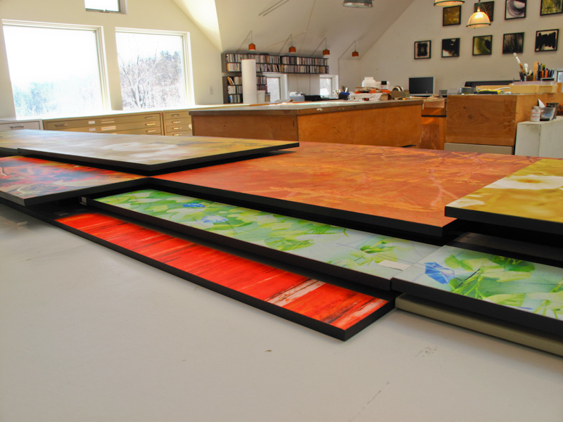 Panels Being Assembled in Studio