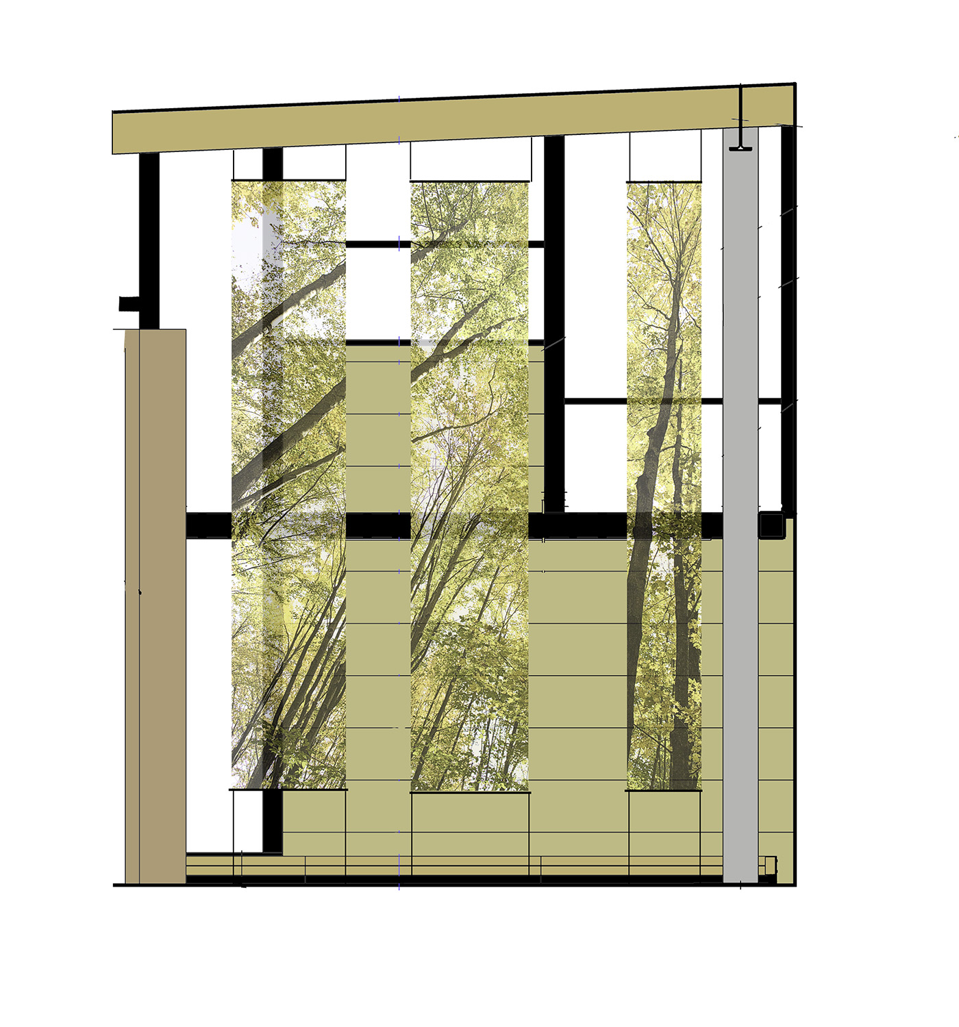 Entrance Pavilion Wall 1