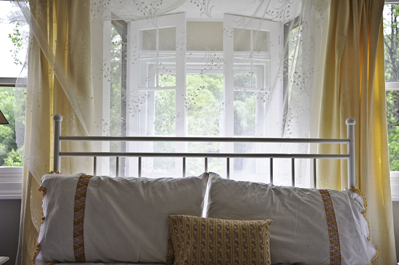 Open Window and Bed