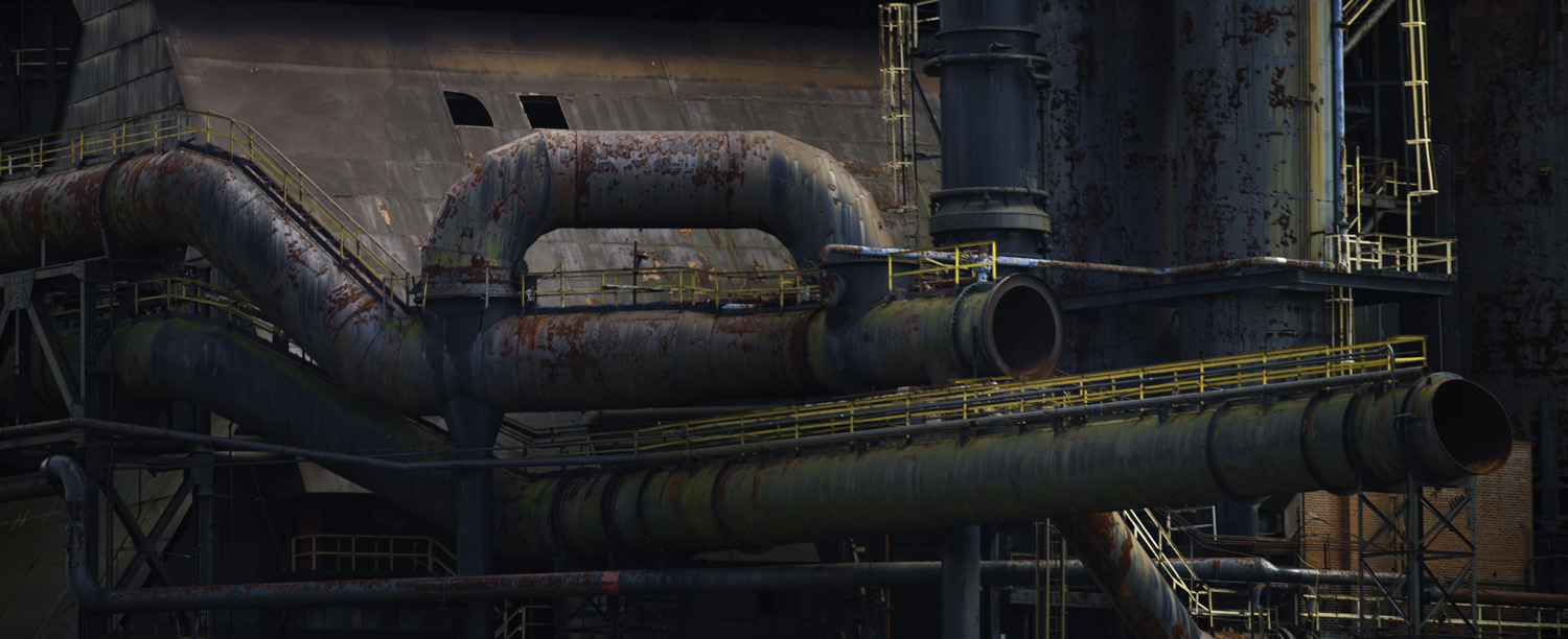 Bethlehem Steel, pipes panorama