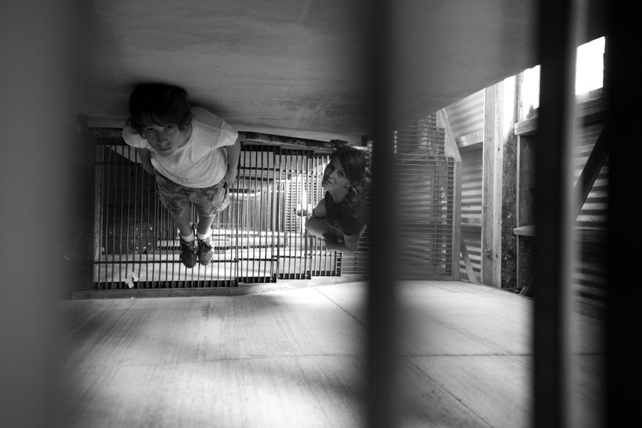 Silo Stairs, Max and Sarah